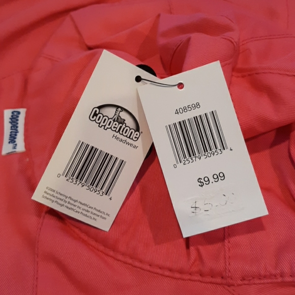 New Women's Coppertone SPF 50 Hat Pink - Picture 5 of 5
